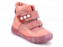 208-307,46,236,19 Тотто (Totto), ботинки демисезонние детские профилактические, байка, кожа, розовый, красный в Камчатке