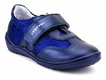 2436-132,522  Тотто (Totto) кроссовки детские ортопедические профилактические, кожа, синий. в Камчатке