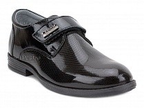51218-1 ШагоВита (Shagovita), туфли подростковые ортопедические профилактические,  кожа, лак, черный в Камчатке