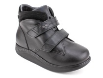 141607W Сурсил-Орто (Sursil-Ortho), зимние ботинки для взрослых, ригидная подошва, диабетическая подкладка, натуральный мех, кожа, нубук, черный, полнота 11 в Камчатке