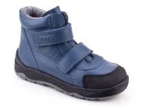 2458-702 Тотто (Totto), ботинки детские утепленные ортопедические профилактические, кожа, джинс в Камчатке