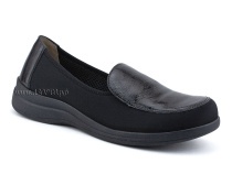 84-52Т-22-402/30 Рикосс (Ricoss) туфли для взрослых, кожа, лак, текстиль, черный, полнота 9 в Камчатке