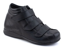 5008-01  Плюмекс (Plumex), ботинки для взрослых демисезонные утепленные, кожа, черный, полнота 10. в Камчатке